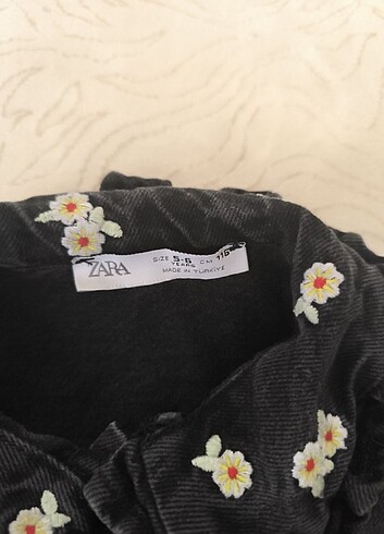 Zara İkili kot etekli takım 