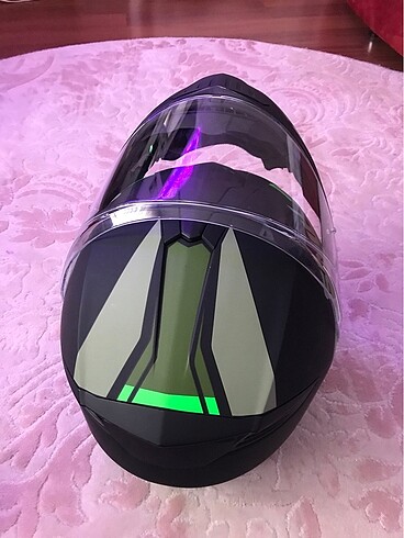 MOTORSİKLET KASKI  ( XXL)  
 BEDEN SIFIRR - Görsel 10