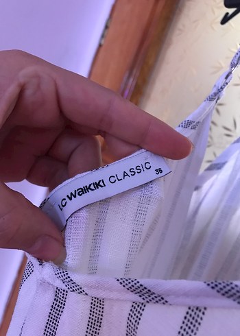 Gri Çizgili Tulum elbise - Görsel 6