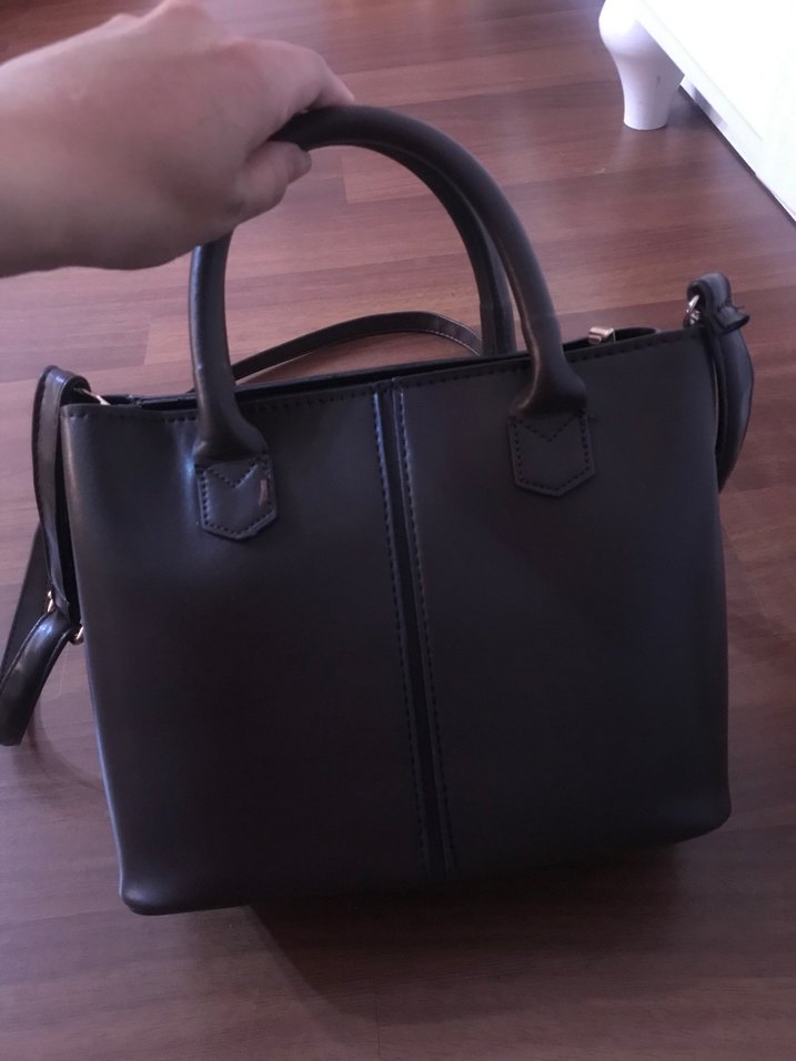 Kahverengi Deri Kadın Çanta - Görsel 3