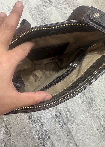 Kahverengi pirrre cardin çanta - Görsel 6