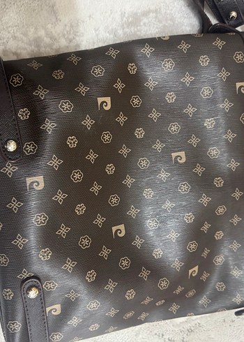 Kahverengi pirrre cardin çanta - Görsel 2