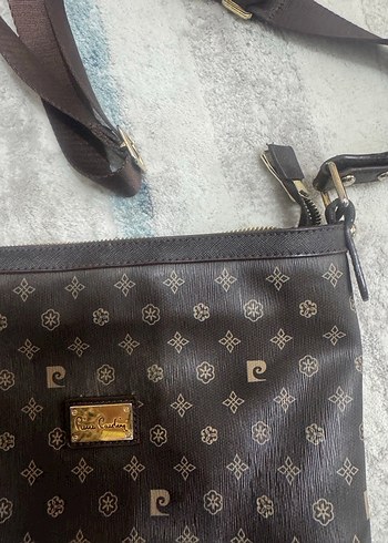 Kahverengi pirrre cardin çanta - Görsel 5