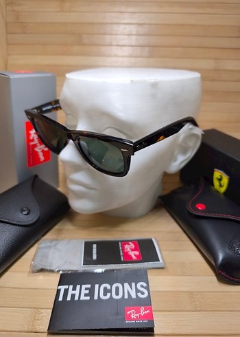 Rayban 2140 unisex koyu Kahve Punk Tarzı Güneş Gözlüğü Orj.