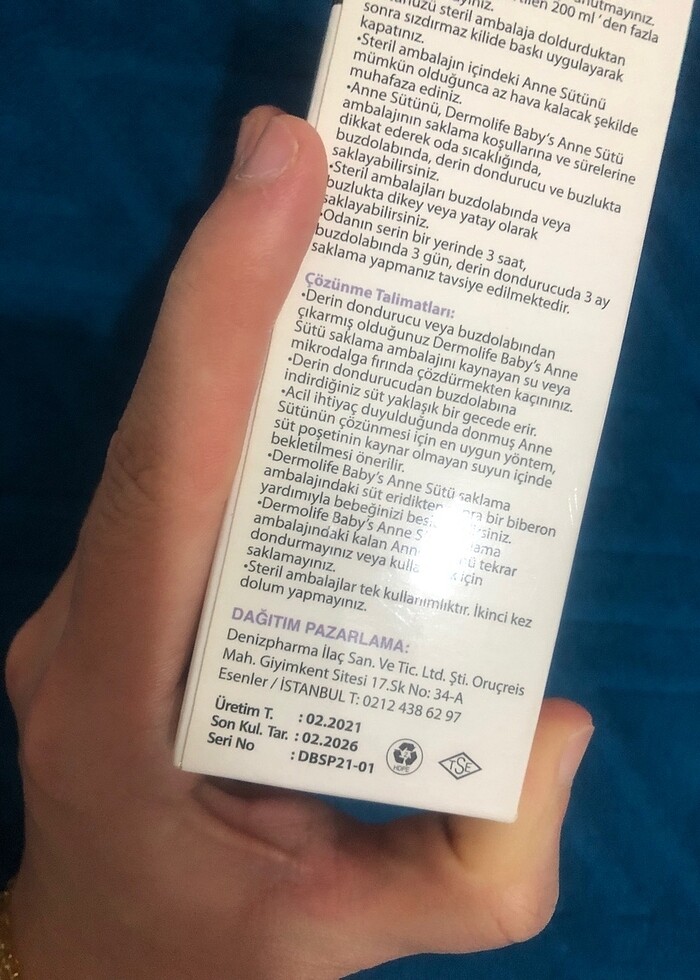 Anne sütü saklama poşeti - Görsel 3