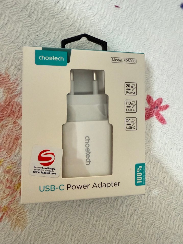 Choetech USB-C Güç Adaptörü Beyaz - Görsel 2