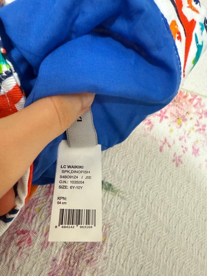 Renkli Dinozor Desenli Çocuk Şapkası - Görsel 3