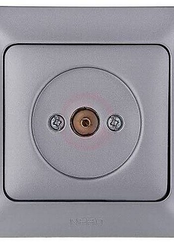 Nead gümüş Aras serisi anahtar priz - Görsel 4