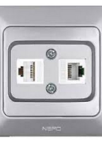 Nead gümüş Aras serisi anahtar priz - Görsel 5