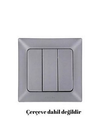 Nead gümüş Aras serisi anahtar priz - Görsel 13