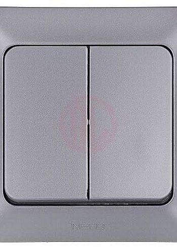 Nead gümüş Aras serisi anahtar priz - Görsel 2