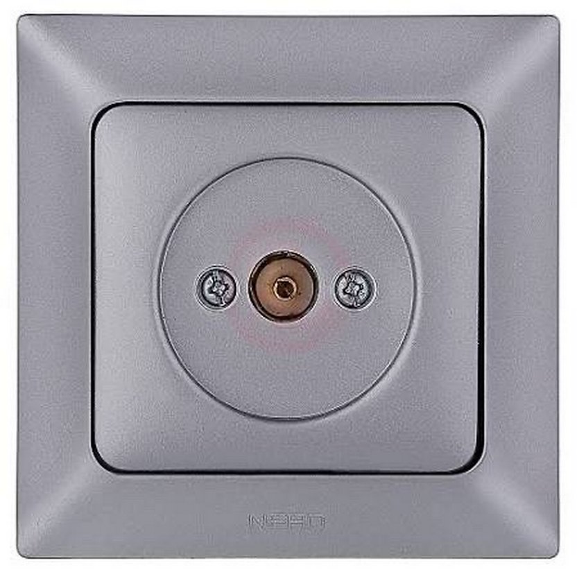 Nead gümüş Aras serisi anahtar priz - Görsel 4