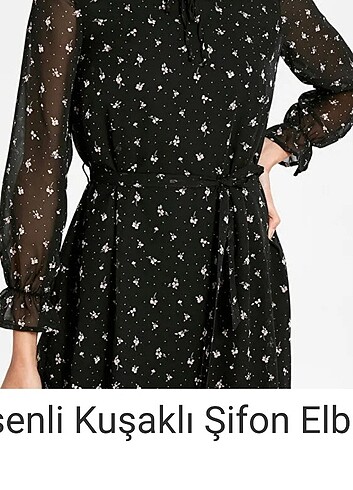 44 Beden siyah Renk Lcw sifon elbise
