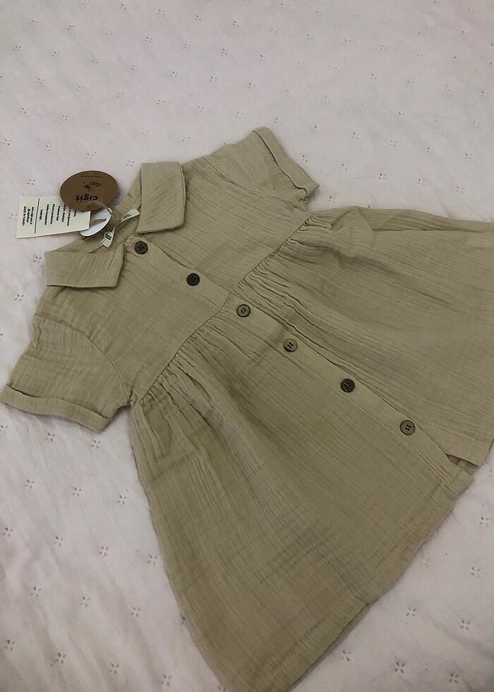 Cigit Müslin elbise - Görsel 2