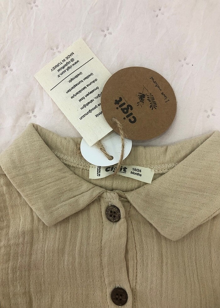 Cigit Müslin elbise - Görsel 3