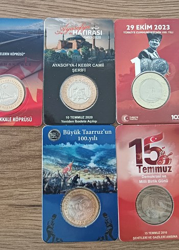 Anı Paraları Seti - Türkiye Temalı Hediyelikler