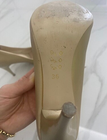 36 Beden camel Renk Stiletto
