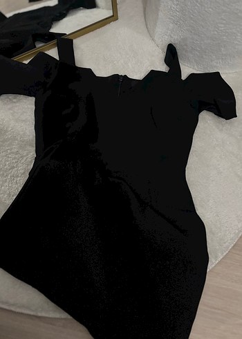 Kadın Siyah elbise - Görsel 2