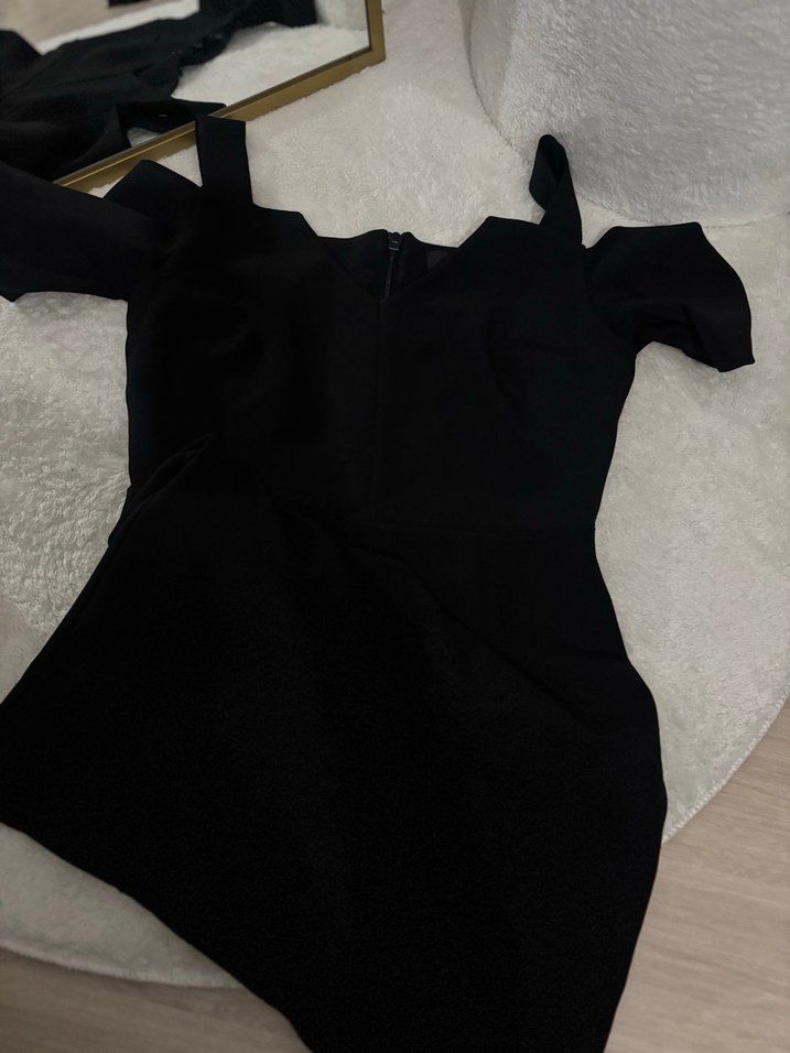 Kadın Siyah elbise - Görsel 2