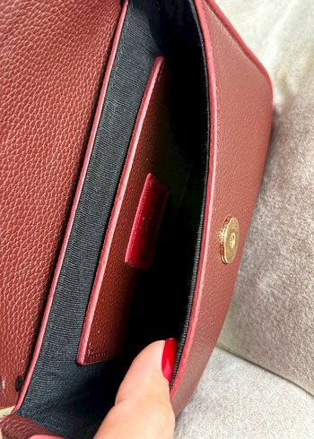 Valentino Bordo Deri Perçinli Kadın Çanta - Görsel 2