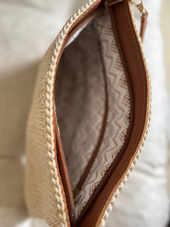 El örgüsü ysl bej clutch - Görsel 5