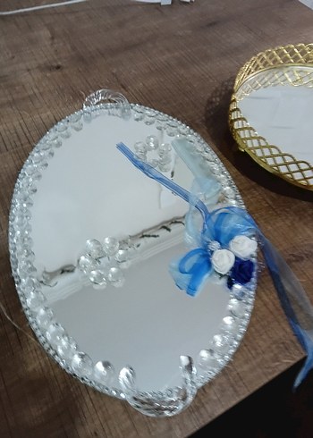 Mavi Detaylı Dekoratif Ayna - Görsel 3