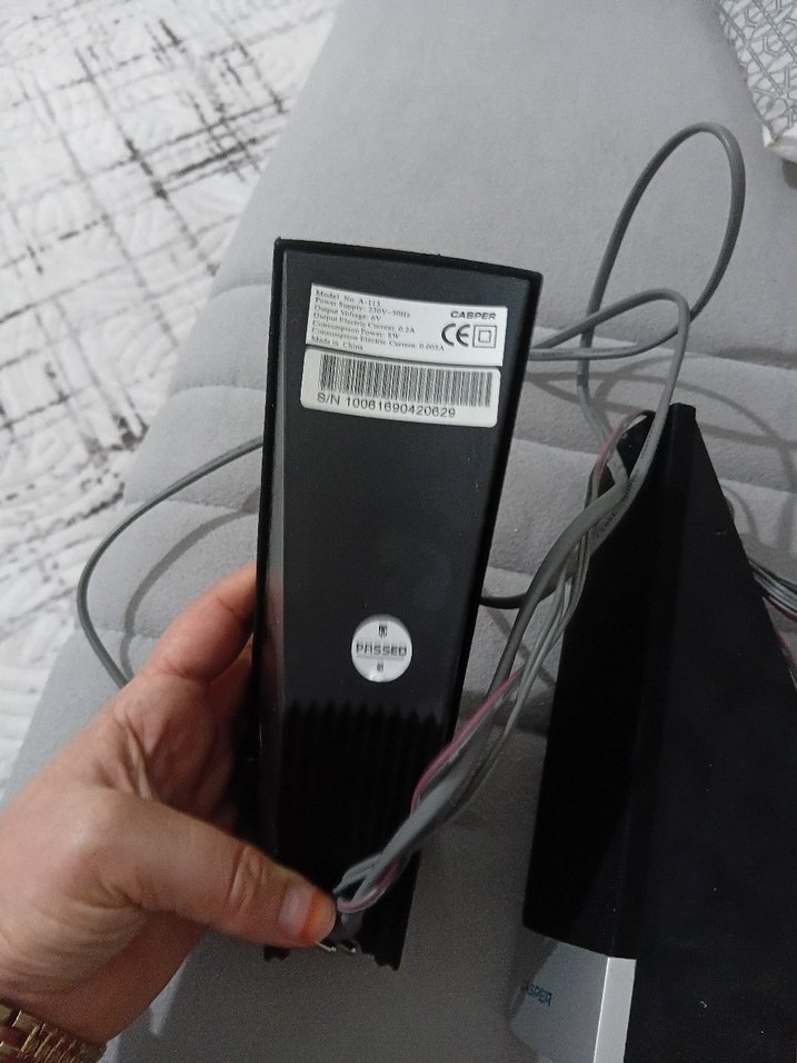 Gri Casper Müzik Sistemi Hoparlörleri - Görsel 2