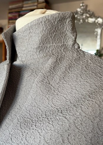 Kısa Kollu, Düğmeli Bohem Midi Elbise - Görsel 8