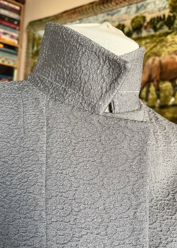 Kısa Kollu, Düğmeli Bohem Midi Elbise - Görsel 9