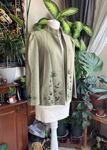 American Vintage Nakışlı Bohem Ceket