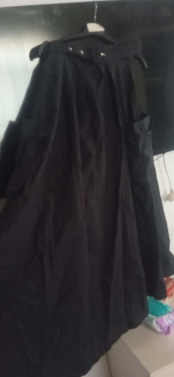 siyah Uzun paraşüt  Etek - Görsel 2