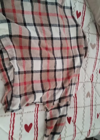 Düğmeli, Ekoseli Kadın oduncu Gömlek - Görsel 7