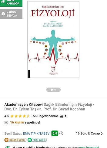 Fizyoloji kitabı 