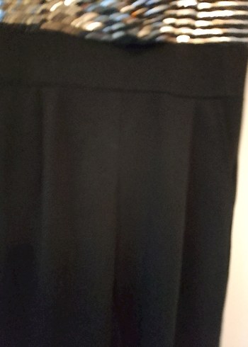 Siyah-Gümüş V Yaka Kadın Tulum - Görsel 3