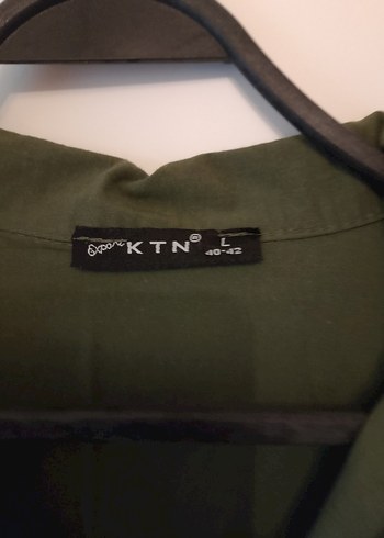 Kadın Haki Midi Fermuarlı Ceket Gömlek - Görsel 3