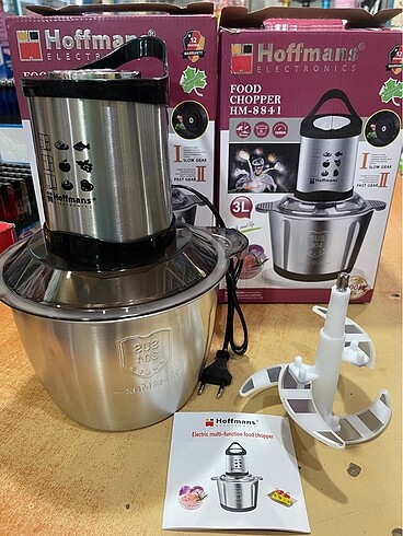 HOFFMANS 3 LİTRE 1800 WATT DOĞRAYICI