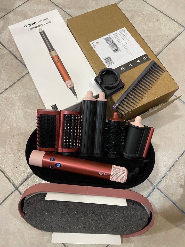 Kırmızı Dyson Complete Long Saç Şekillendirici Seti - Görsel 3