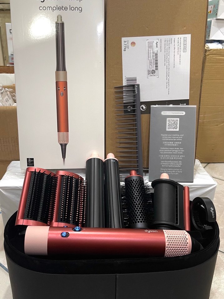 Kırmızı Dyson Complete Long Saç Şekillendirici Seti - Görsel 2