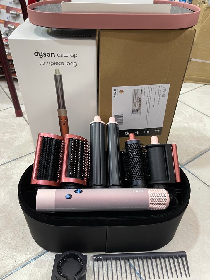 Kırmızı Dyson Complete Long Saç Şekillendirici Seti - Görsel 4