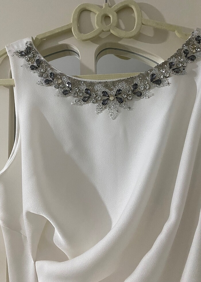 beyaz elbise - Görsel 4