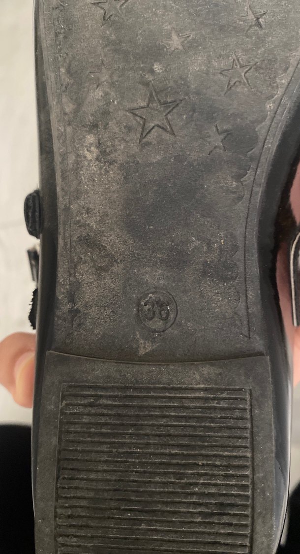 Kız Çocuk Siyah Rugan Tokalı Babet - Görsel 3