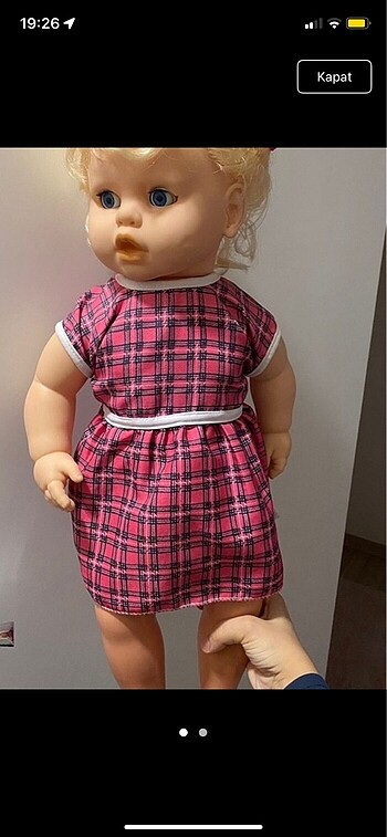 60 cm büyük konuşan bebek