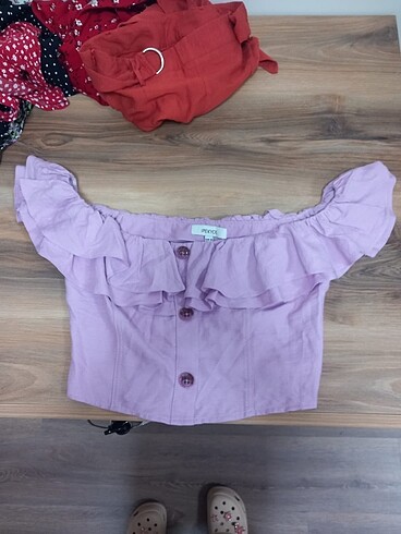 İpekyol crop bluz