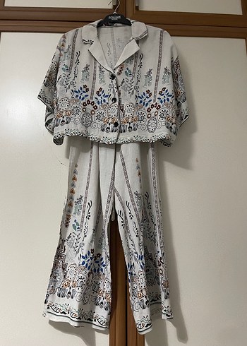 Nakışlı Bohem Kadın Tulum