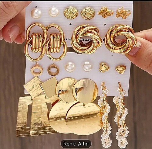 Tasarımcı Sıfır küpe