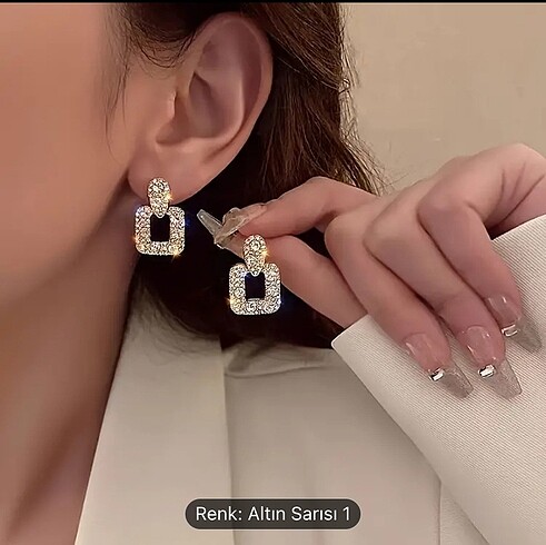 Beden altın Renk Küpe