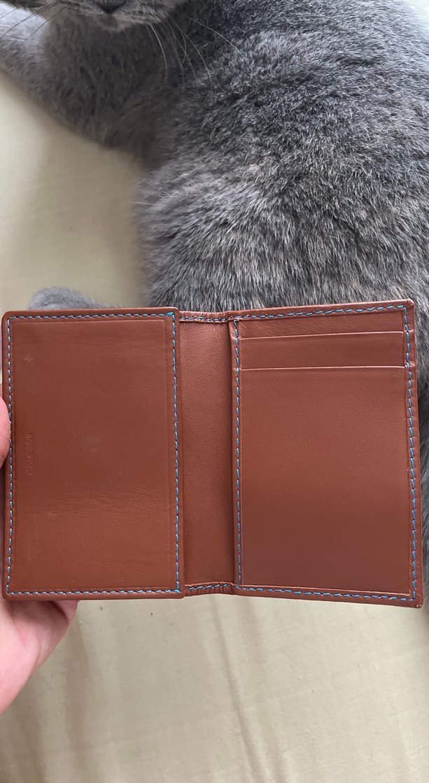 Bej Deri Erkek Cüzdanı - Panerai - Görsel 4