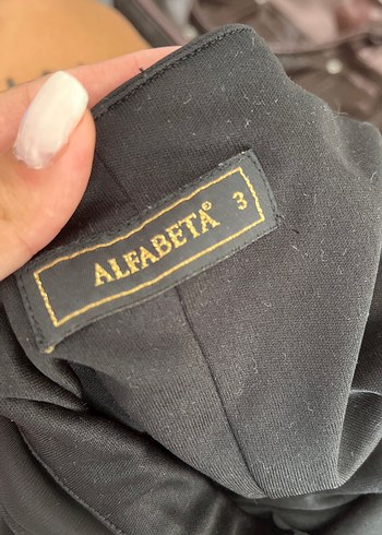 Alfabeta siyah abiye elbise - Görsel 5