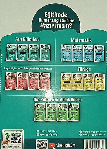 Haftalık deneme fen bilimleri 7 sınıf günay yayınları