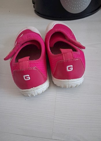 Kız Çocuk Pembe Spor Ayakkabı Velcro - Görsel 4